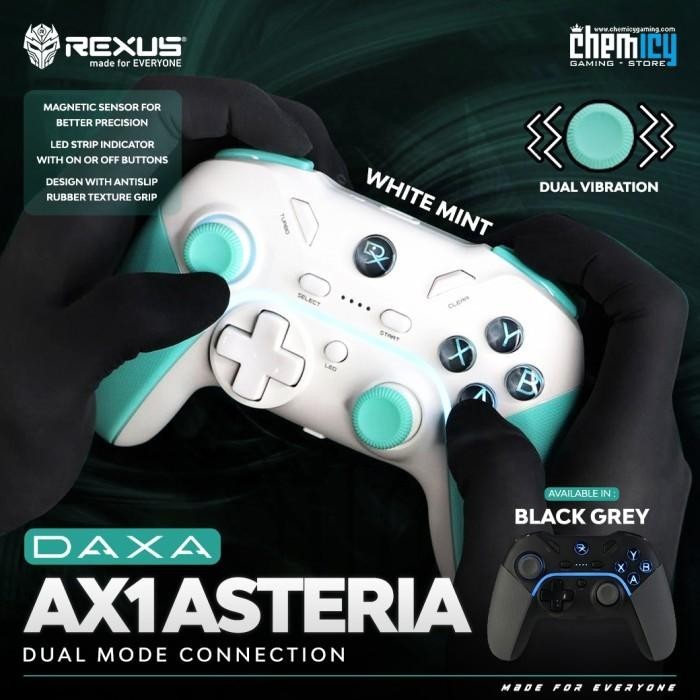 Jual Rexus Daxa Asteria Ax1 / Ax-1 Wireless Gamepad / Joystick / Stick ...