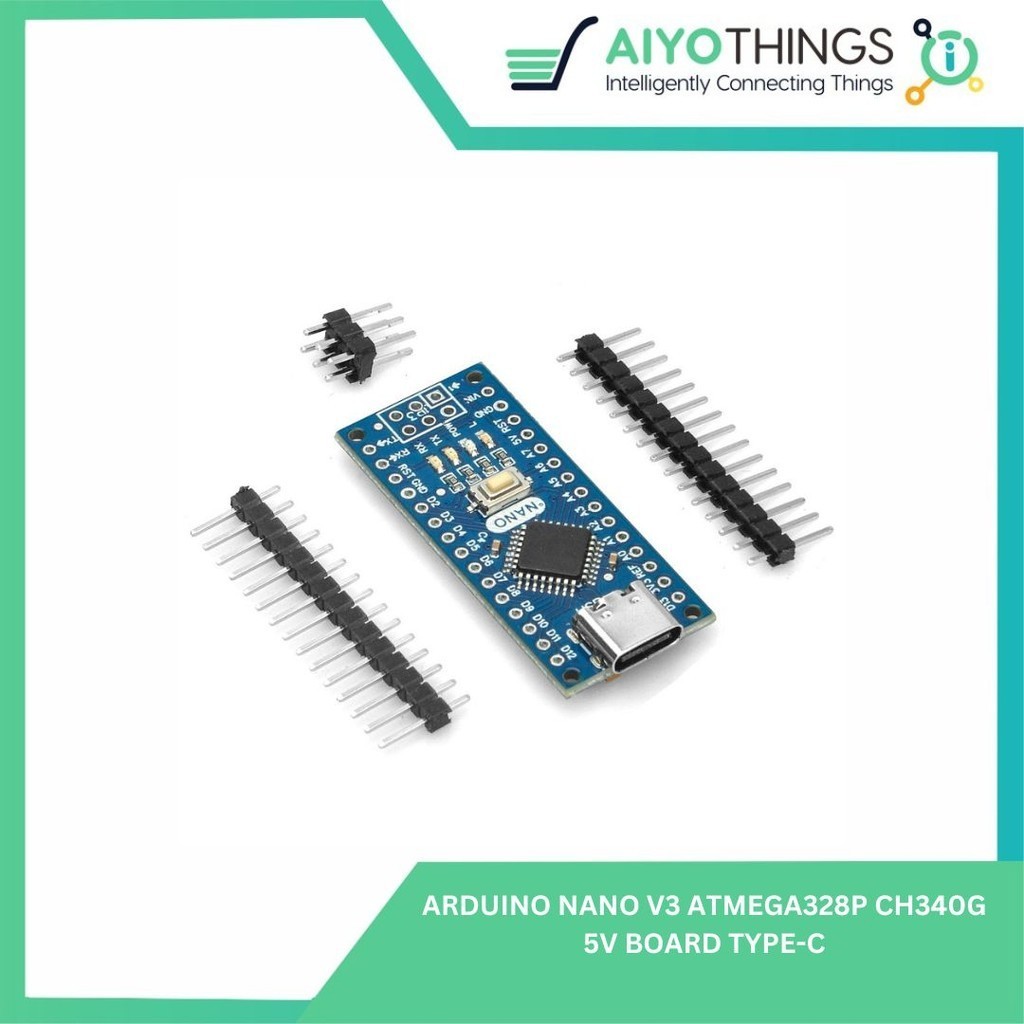 Jual Arduino Nano V3 ATMEGA328P CH340G 5V BOARD TYPE-C | Shopee Indonesia
