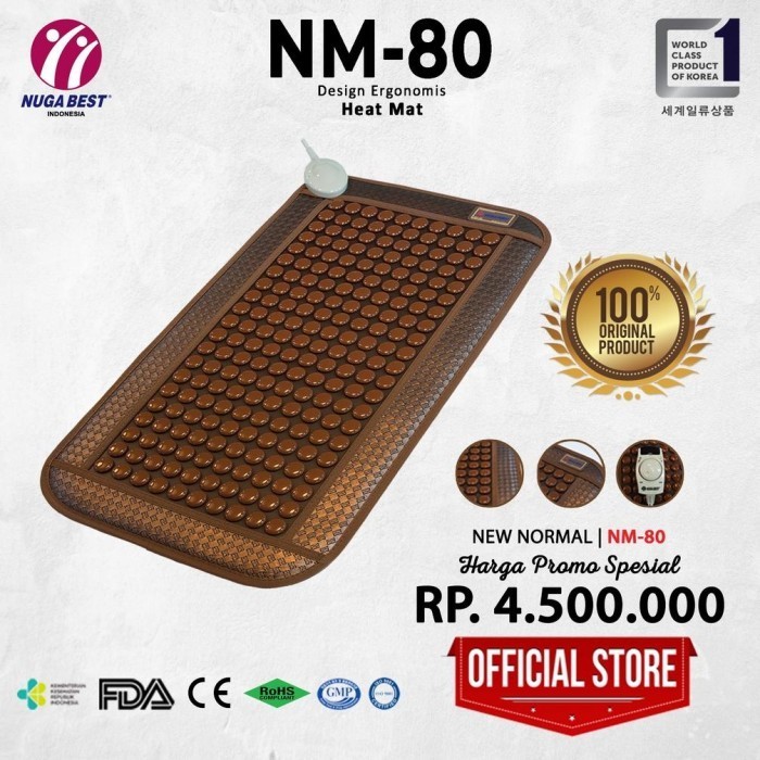 Jual Alat terapi Nugabest NM 80 Heat Mat Nuga best (Matras Kesehatan