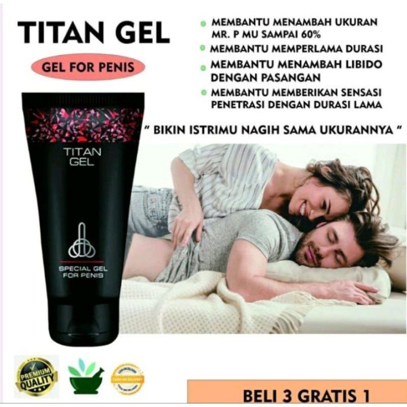 Jual Resmi Titan Gel Red Rusia Asli Original Obat Pembesar Alat Vital Pria Permanen Shopee 1406