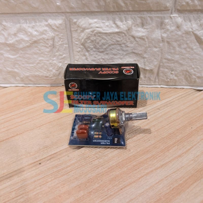 Jual Kit Filter Subwoofer Scoopy BME 1 potensio / Kit Filter Subwoofer ...