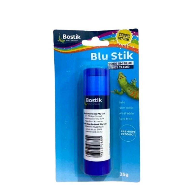 Jual BOSTIK BLU STIK GLUE BLISTER 35G - Lem Stik Kertas Glue Stick ...