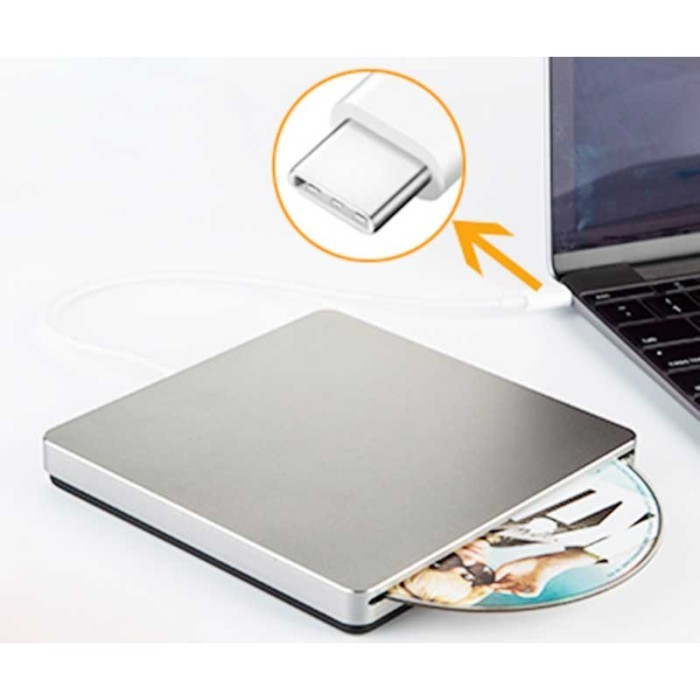 Jual Optical Drive External DVD CD Type C Laptop Notebook Windows