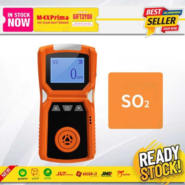 Jual Stok Baru! So2 Sulfur Dioxide Gas Detector Hiroka Leak Monitor ...