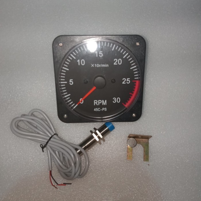 Jual Mechanical Analog Pointer Tachometer For Ship And Boat 300 Rpm 45C ...