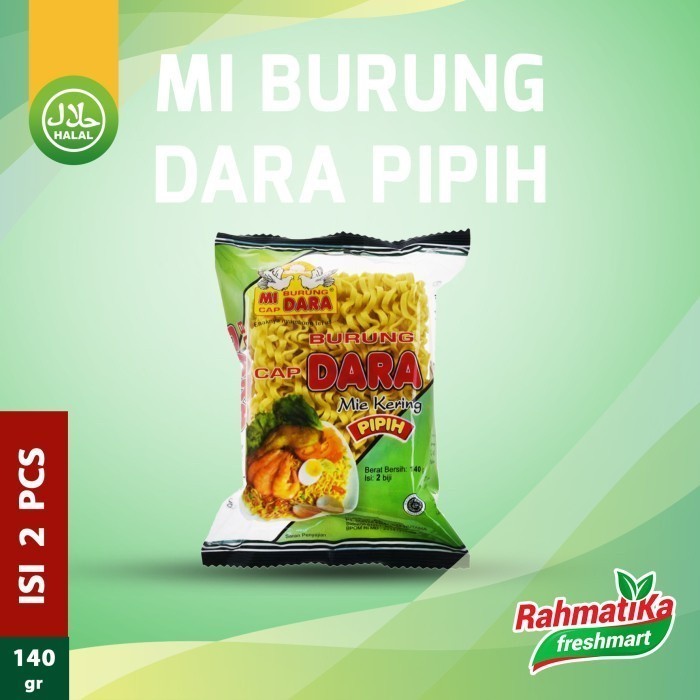 Jual Mi Burung Dara Mie Kering Pipih Isi 2 Pcs 140 Gr Shopee Indonesia