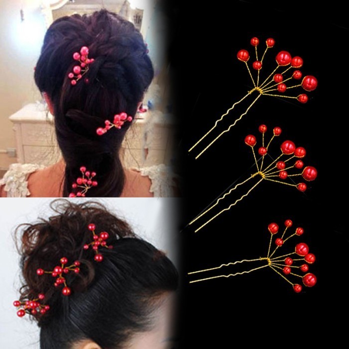 Jual Tusuk Rambut / Tusuk Konde Sanggul Hias Pengantin / Hair Pin ...