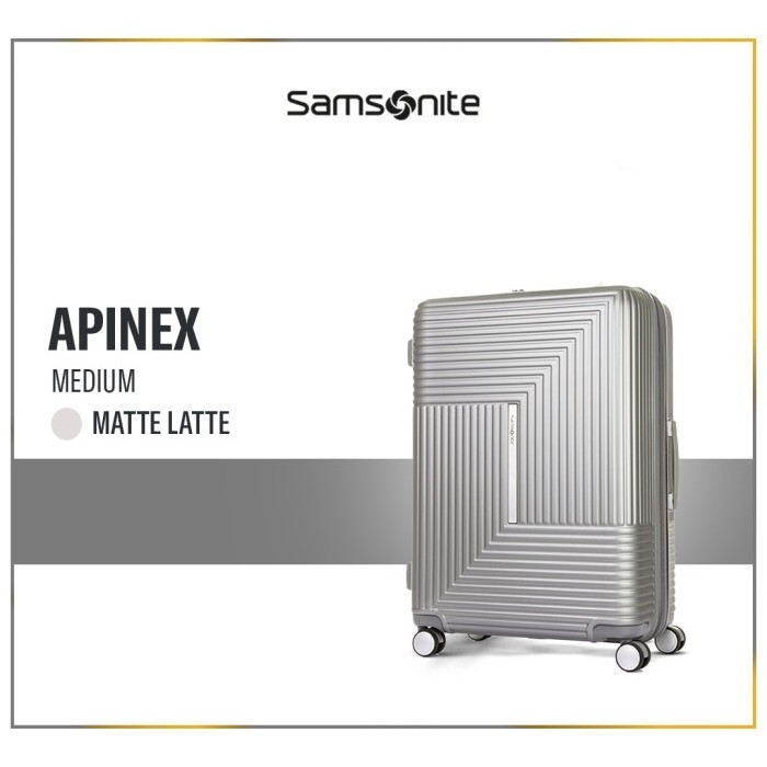 Jual Samsonite Koper Hardcase Apinex Medium 25 inch - Matte Latte ...