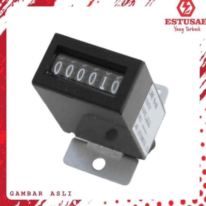 Jual TOTALISATOR TOTAL LITER POM MINI 12V COUNTER COIN 6 DIGIT HARGA ...
