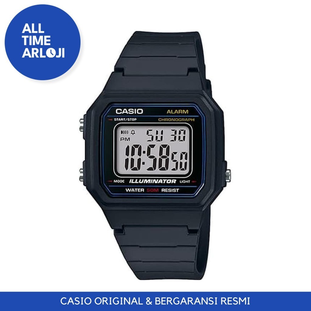 Orologio da polso uomo CASIO W-217H-1A | Stile classico, display