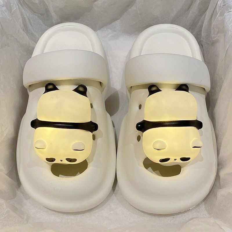 Jual Sandal Wanita Ujung Tertutup, Pakaian Luar Panda Sepatu Lubang ...