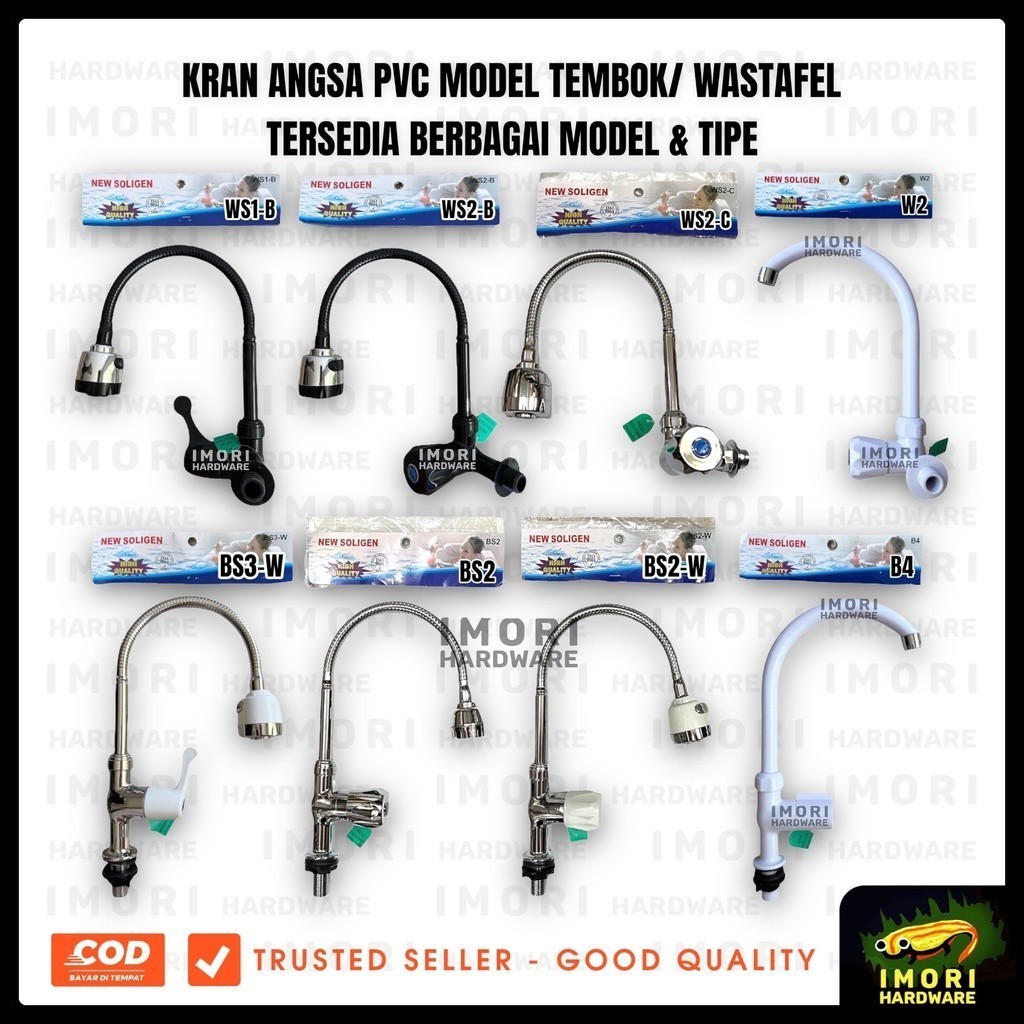 Jual Soligen Kran Angsa Plastik Pvc Krom Fleksibel Keran Air Dapur Flexible Ws Bs W B Shopee 5406