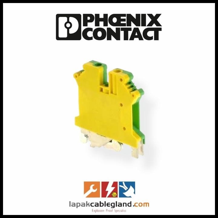 Jual HOT DEAL TERMINAL BLOCK GROUNDING PHOENIX CONTACT USLKG 10 ORI UTK KABEL 10MM !!! Shopee