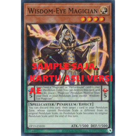 Jual Wisdom-Eye Magician Varian Rarity Yugioh AE CR02-AE019 | Shopee ...