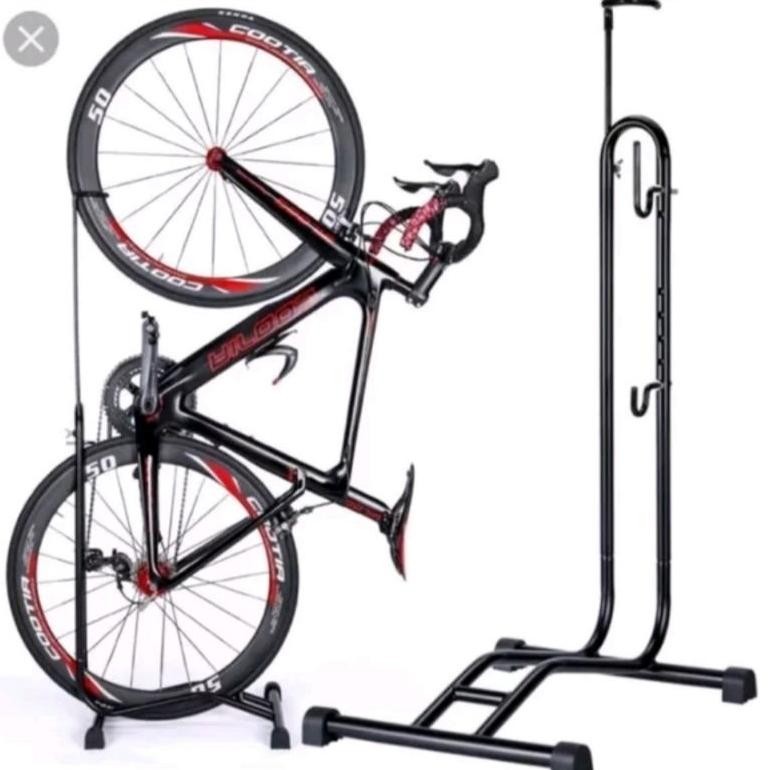 Jual SPECIAL STANDING BIKE STAND DISPLAY BICYCLE STAND FLOOR PADDOCK ...