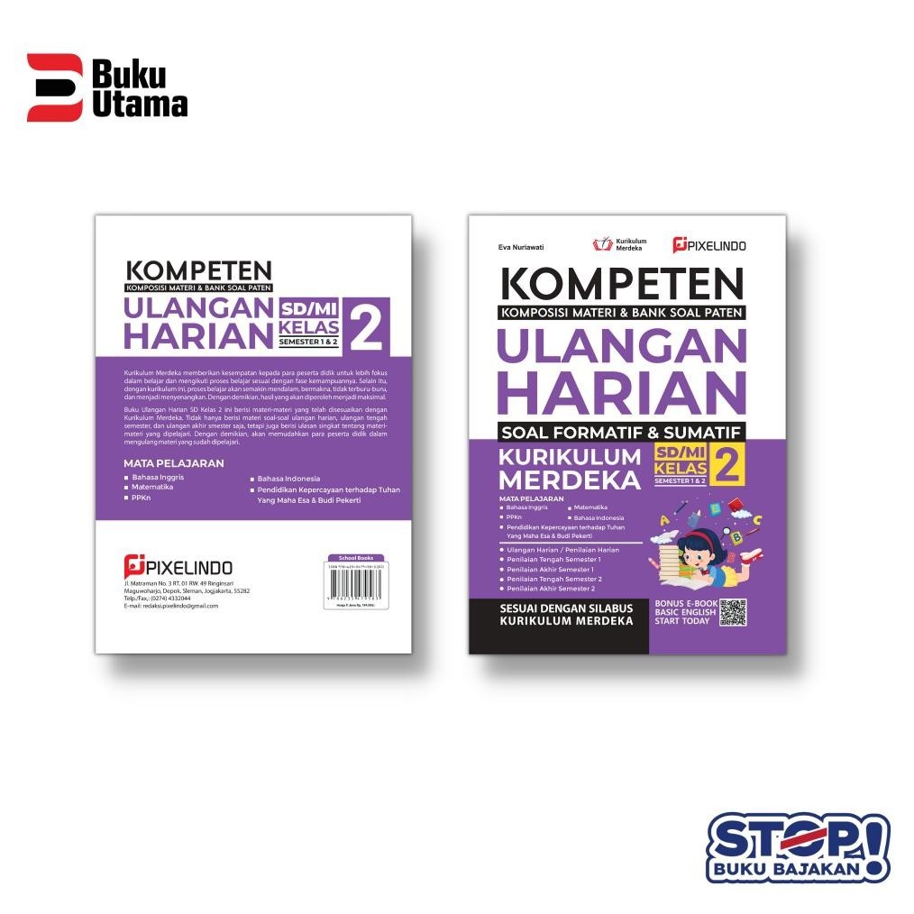 Jual Be09 BUKU KOMPETEN ULANGAN HARIAN KURIKULUM MERDEKA KELAS 1, 2, 3 ...
