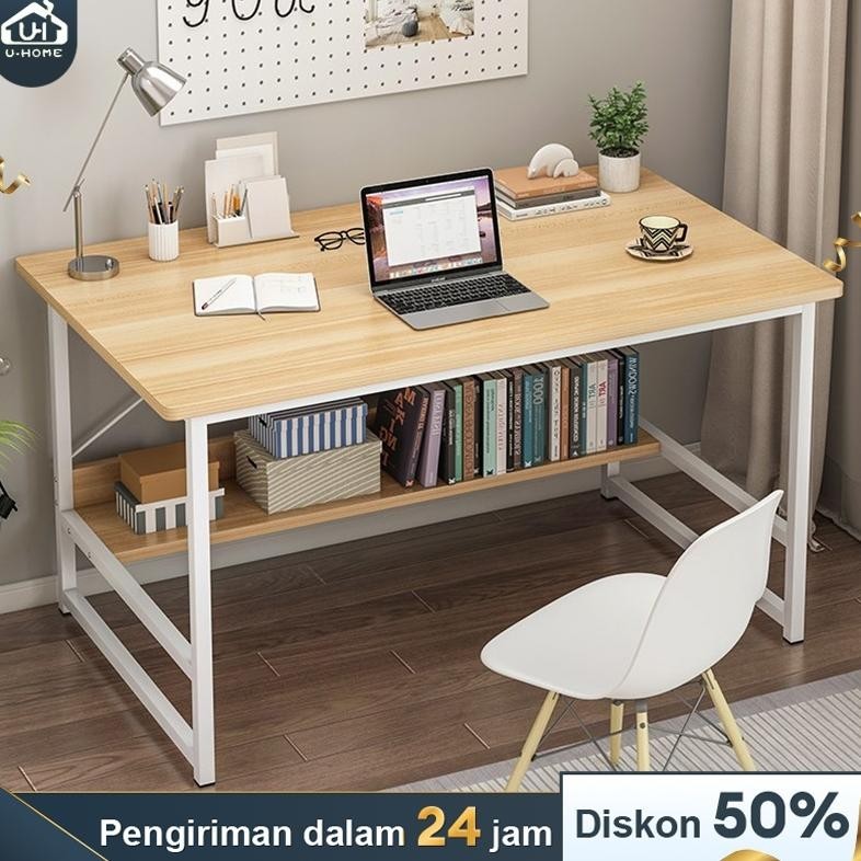 Jual Meja Belajar 120cm Meja Kantor Meja Pc Meja Kerja besi Meja ...