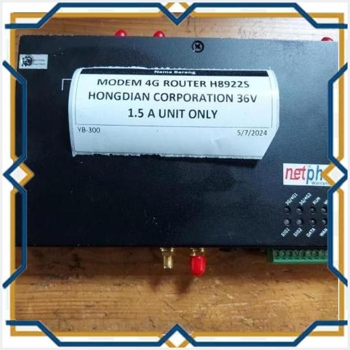 Jual [SCP] MODEM 4G ROUTER H89225 HONGDIAN CORPORATION 36V 1.5 A UNIT ...