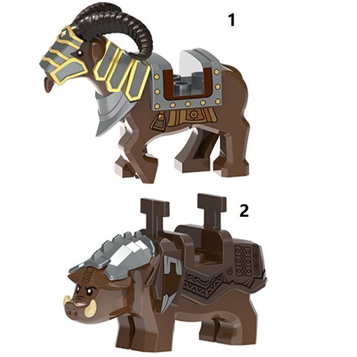 Jual Warhammer Wild Deer Boar Hog Riders Clash of Clans Minifigure Lego ...