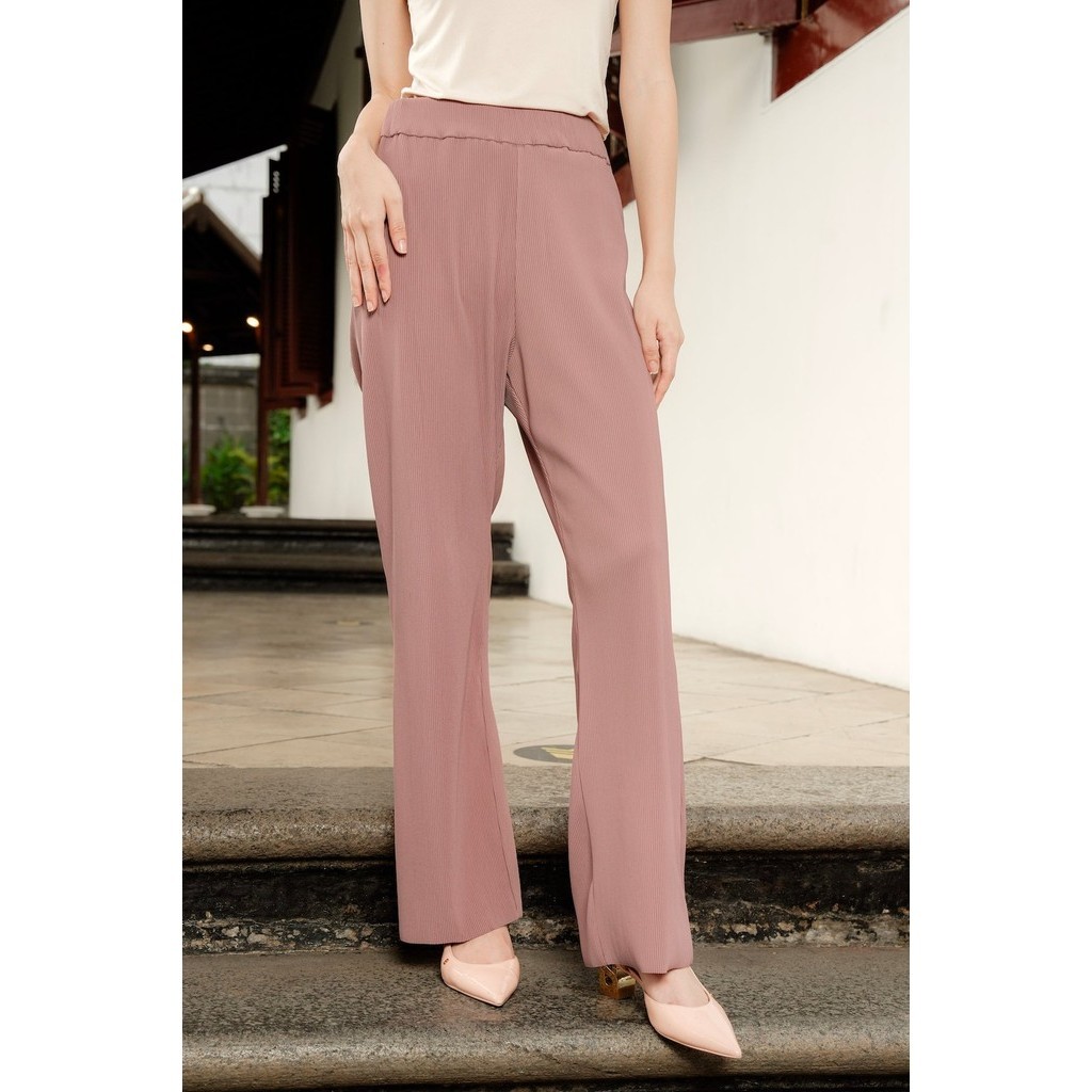 Reverie Knit Pants - Dusty Pink