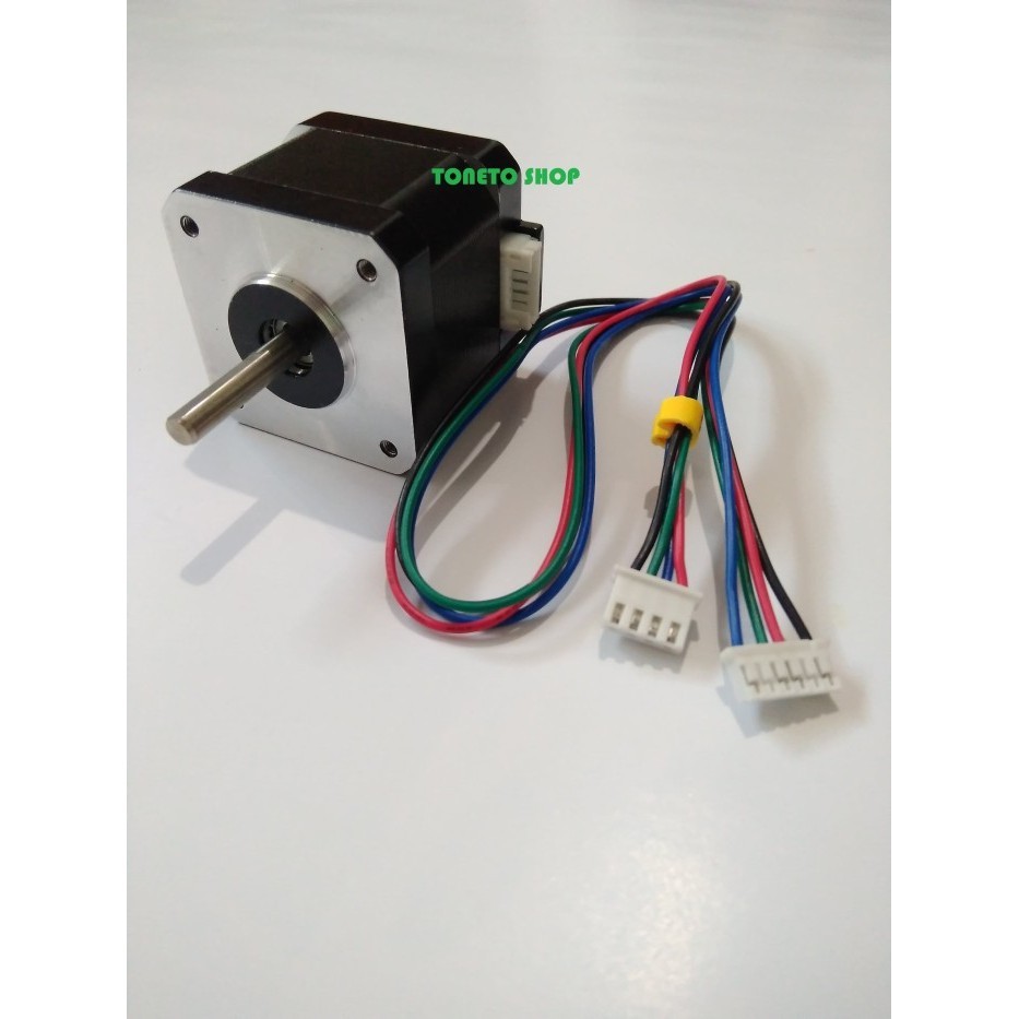 Nema 17 Stepper Motor 48mm 0.56N.m 1.7A Dual/Single Axle For Reprap 3D Printer