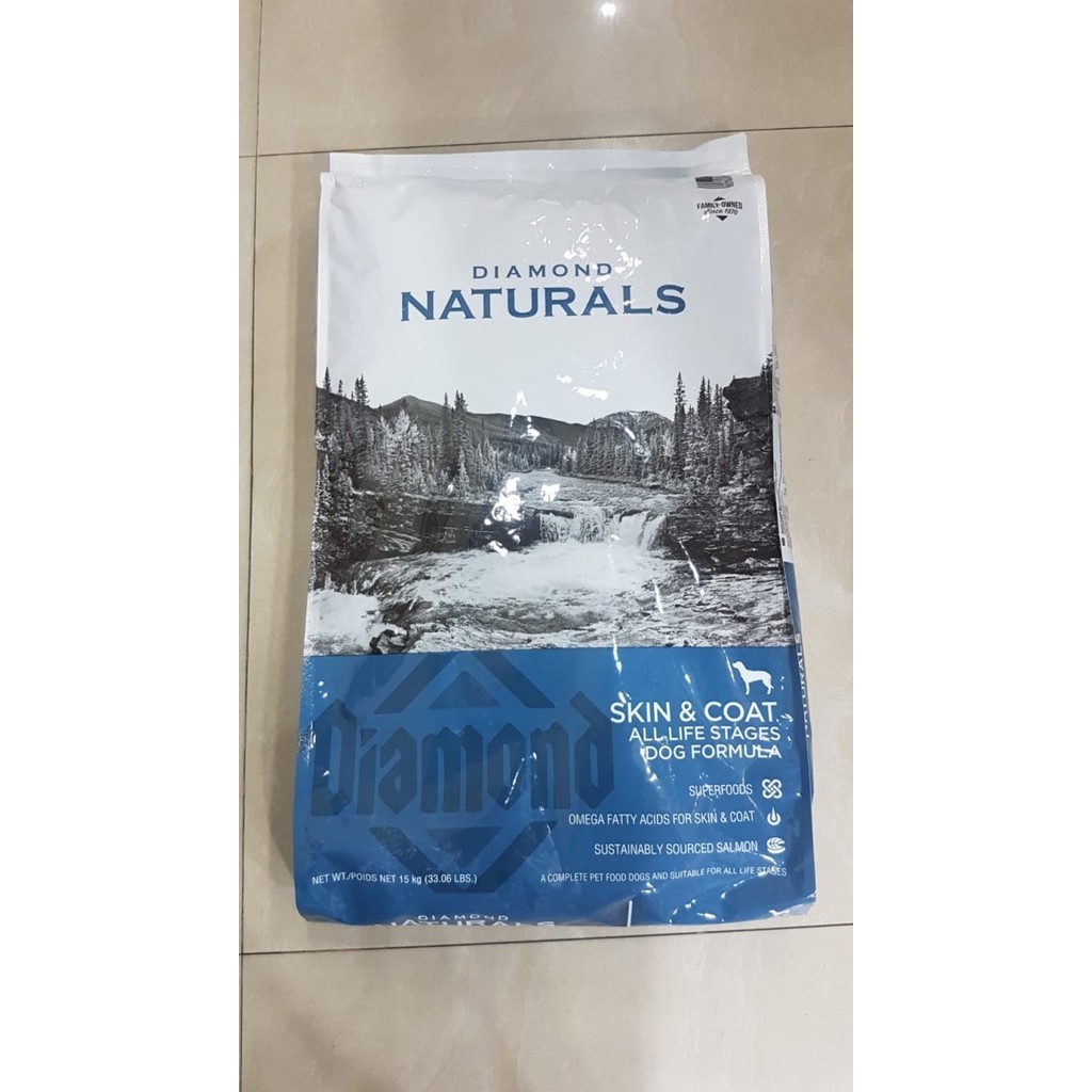 Jual Diamond Naturals Skin & Coat All Life Stages Dog Salmon & Potato 15Kg Shopee Indonesia