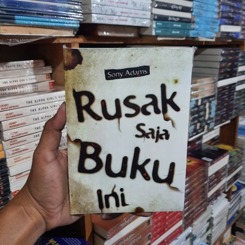 Jual Buku Rusak Saja Buku Ini - Sony Adams | Shopee Indonesia