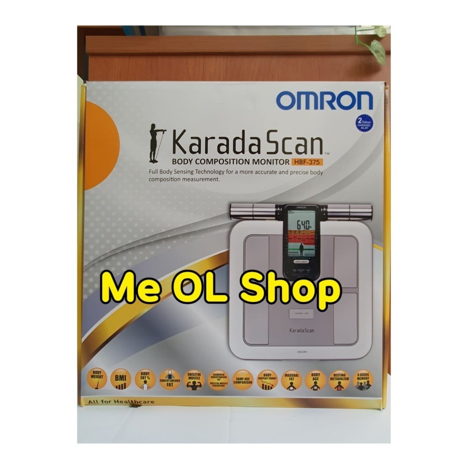 Jual OMRON KARADA SCAN HBF-375 TIMBANGAN BADAN DIGITAL BODY COMPSITION ...