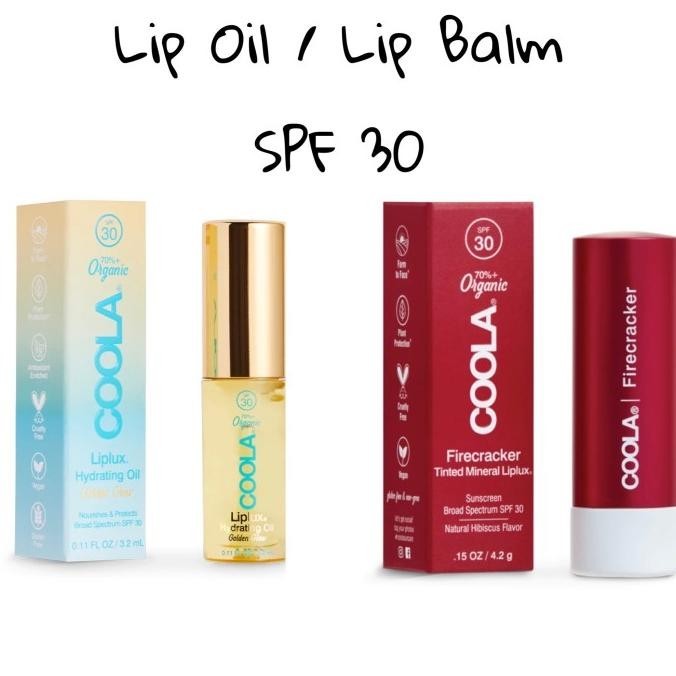 Jual Coola MineralLiplux Hydrating Lip Oil Tinted Lip Balm SPF 30