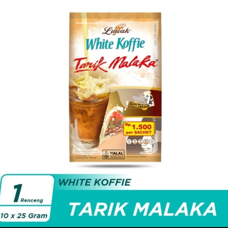 Jual luwak white coffee tarik malaka @ 10 sachet 25gr | Shopee Indonesia