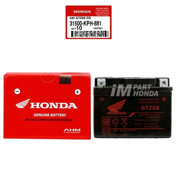 Jual 31500-KPH-881 Aki Accu Honda 12V 3.5A Revo Karisma Supra X 125