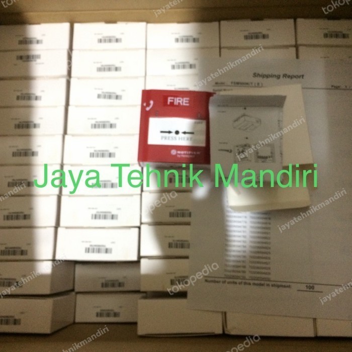Jual NOTIFIER FSM500 K/T E ADDRESSABLE MANUAL CALL POINT C/W INTERCOM ...