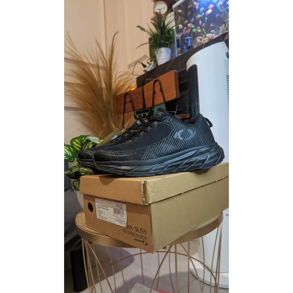 Jual ASTEC FULL BLACK SIZE 36(22cm) | Shopee Indonesia