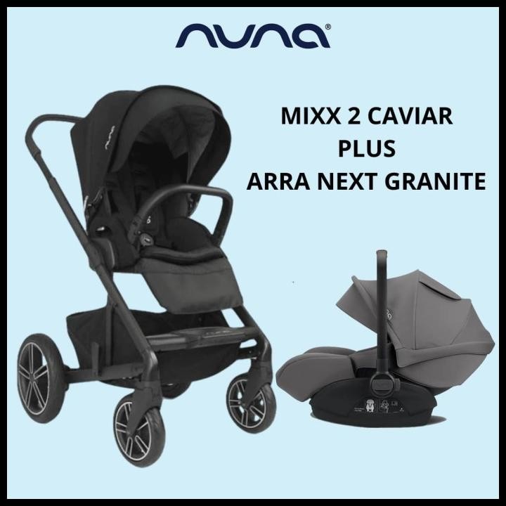Jual Stroller Nuna Mixx 2 Caviar Free Nuna Pipa Next Granite | Shopee