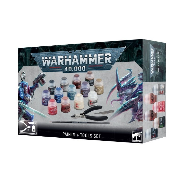 Jual WARHAMMER 40K: PAINT + TOOLS SET | Shopee Indonesia