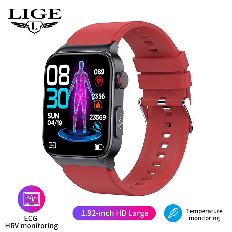 Jual New Men Smart Watch HD screen Monitoring Body