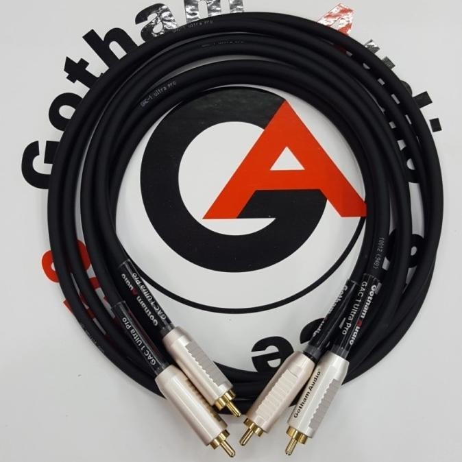 6 Foot RCA Cable Pair - Gotham GAC-1 Ultra Pro With Amphenol Gold Connectors