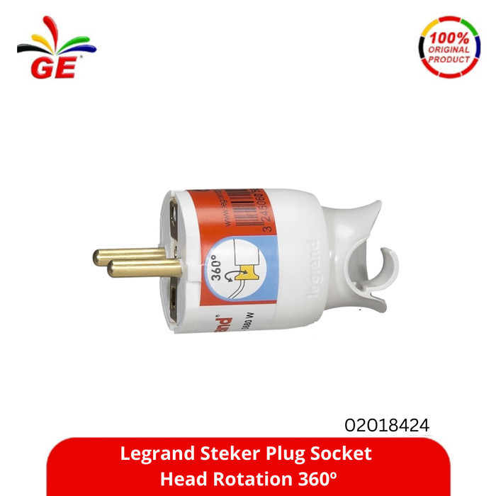 Jual LEGRAND - STEKER PLUG SOCKET HEAD ROTATION 360 02018424 | Shopee ...