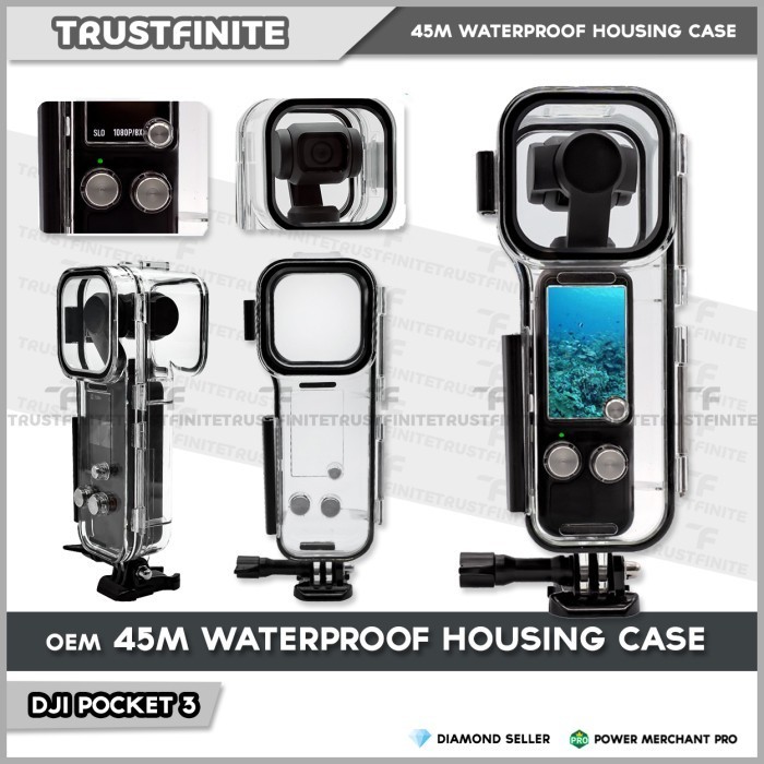 Jual Oem Waterproof Diving Case Dji Pocket 3 Housing Case Dji Osmo ...