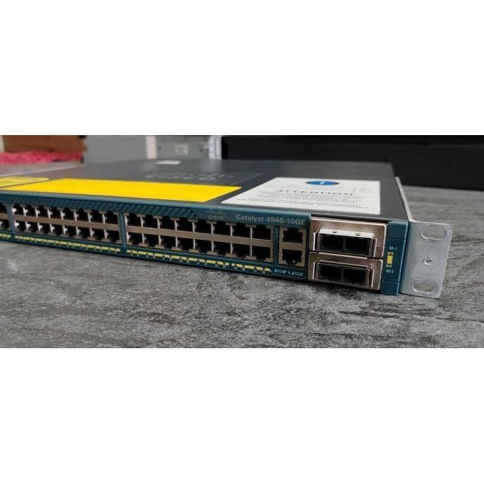 Jual Switch Cisco 4948 WS-C4948-10GE 48 Port Managed Gigabit 2port 10Gb ...