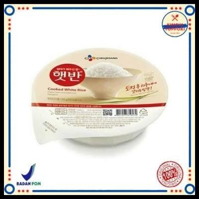 Jual Cj Hetban Cooked White Rice 210 Gram Nasi Instant Korea | Shopee ...