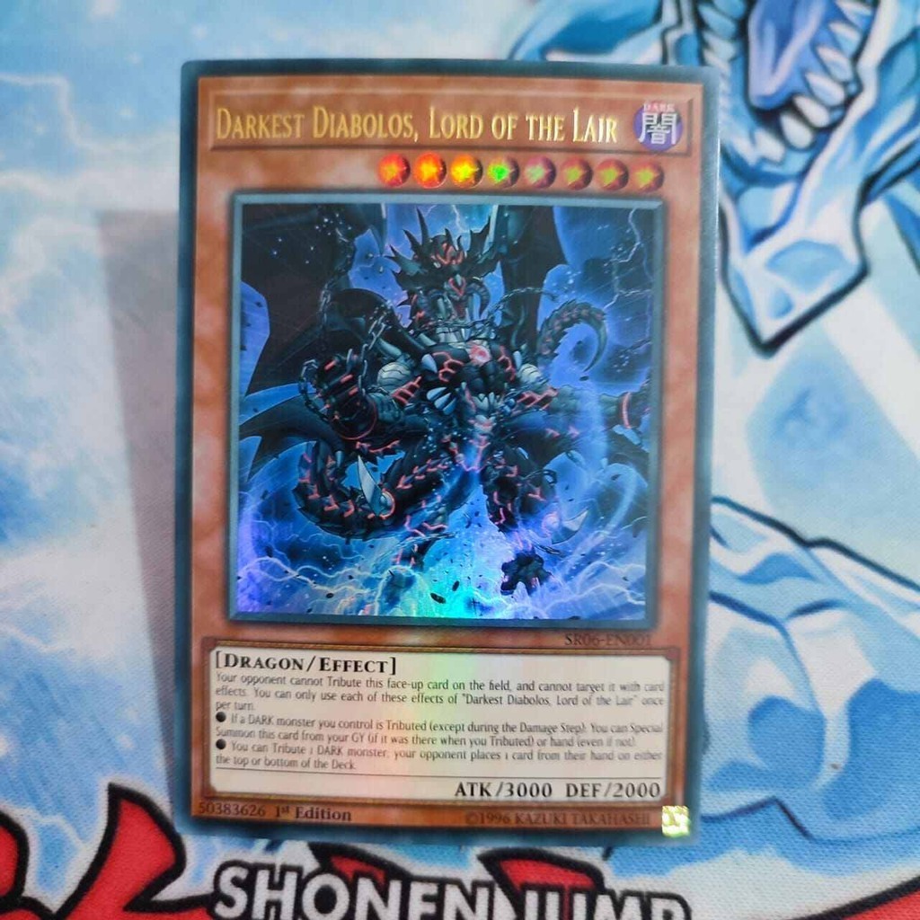 diabolos deck yugioh Yugioh Darkest Diabolos Lord Of The Lair SR06-EN001 Ultra Rare 1st Edi main image 1