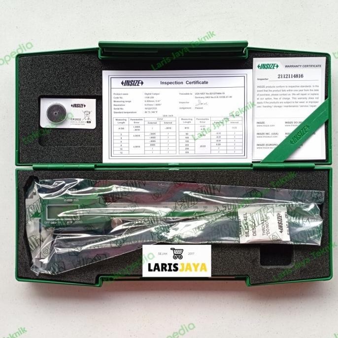 Jual Insize Digital Caliper / Sigmat Digital 1108-200 (0-200Mm ...