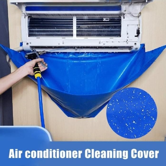 Jual PLASTIK CUCI AC/TERPAL CUCI AC/COVER AC SPLIT 0'5-2PK/TERPAL AC ...
