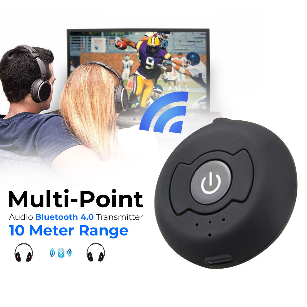Jual Multi-Point Audio Bluetooth Transmitter Wireless Device Connector ...