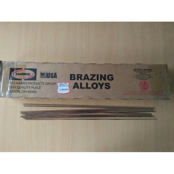 Jual BISA COD HARRIS BRAZZING ALLOYS ALLOY / KAWAT LAS PERAK (HARGA PER ...