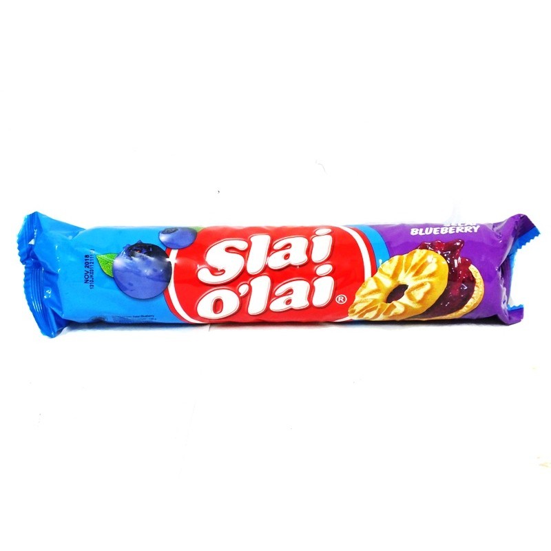 Jual S73643 ROMA SLAI OLAI BLUEBERRY BISCUIT 128GR ROLL MAJU BERSAMA ...