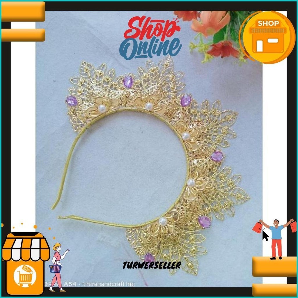 Jual (Promo) (Style 65)Bando Tari/Mahkota/Bando Adat/Karnaval (Ready ...