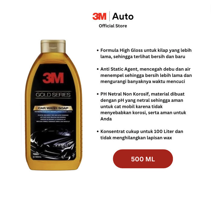 Jual 3M Paket Sabun Cuci Mobil Dan Lap Pengering - Car Wash Gold & Car