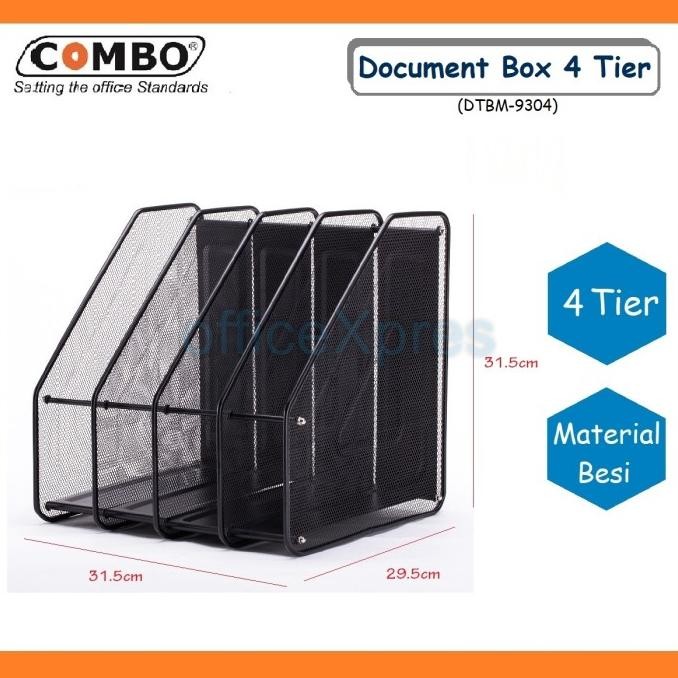 Jual Rak Box File Kantor 4 Tier / Rak Dokumen layer / Document Rack ...